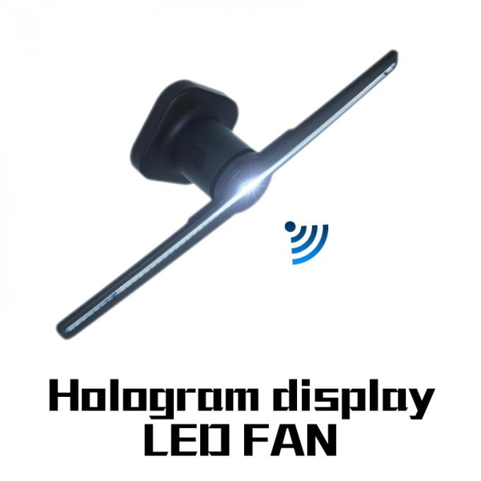 Iklan Hologram Menampilkan 3D Holographic 43CM 3D Hologram Fan Model WIFI