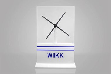 680*680 Large View 3D Hologram Fan Display100cm Size With CE FCC ROHS