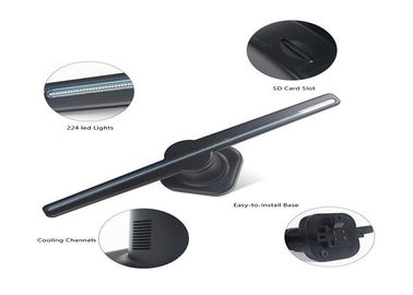 Suspended Image 3D Advertising Fan Hologram Product Display <0.1W Standby Power