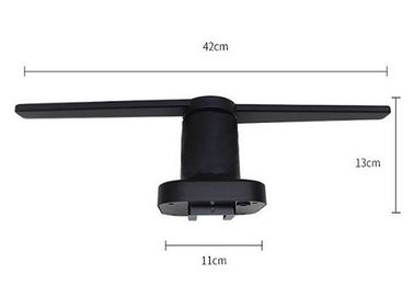 Suspended Image 3D Advertising Fan Hologram Product Display <0.1W Standby Power